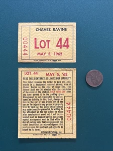 BO BELINSKY NO HITTER PARKING PASS 1962 Angels Orioles PLEASE READ - Picture 1 of 4