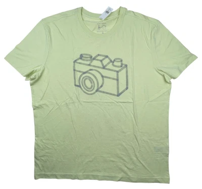 Camiseta Banana Republic Amarilla Manga Corta Cámara Eco Talla XL Nueva con Etiquetas Foto 1 de 4