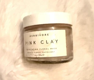 HERBIVORE Rose floral Exfoliant Mask Travel Size New Sealed - Picture 1 of 1
