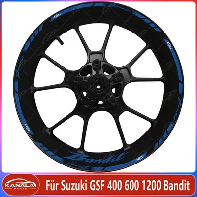 17 Zoll wasserdicht aufkleber felge aufkleber Für Suzuki GSF 400 600 1200 Bandit - Bild 1 von 4