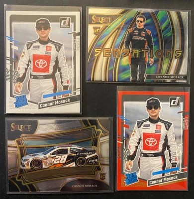 Connor Mosack - 4 NASCAR Rookie Card Package Deal - Image 1 of 2