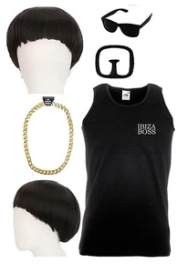 Adults Ibiza Final Boss Raver Viral Internet Star Fancy Dress Costume - Picture 1 of 14