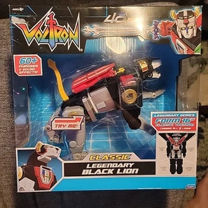 2024 Playmates Voltron 40th Anniversary Classic Legendary Series Black Lion Nflx - Picture 1 of 6