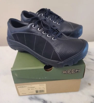 Zapatos Oxford Keen Presidio de cuero nobuck negro para mujer talla 10,5 usados 4 veces Foto 1 de 4