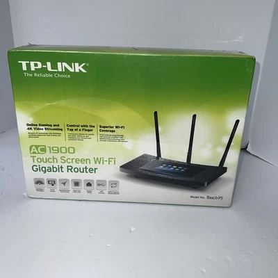 TP-Link AC1900 Touch Screen Wi-Fi Gigabit Router Model#TouchP5 Brand-New - Image 1 of 4