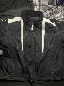 Vintage Polaris Leather Snowmobile Jacket Back Hit Patch Size Womens 2x LARAGE - Picture 1 of 7