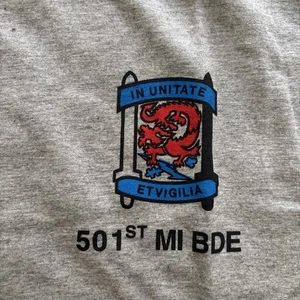 De colección. Camiseta militar Peninsula Language Olympics 2001 501st MI BDE (Corea) 2XL - Imagen 1 de 4