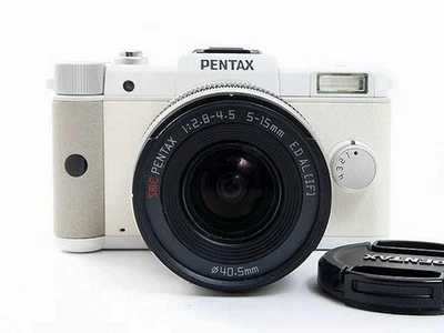 Pentax Q 12.4MP Spiegellose Digitalkamera Weiß mit 5-15mm Objektiv aus Japan - Bild 1 von 4