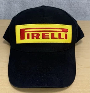 Gorra de béisbol ajustable parcheada negra neumáticos italianos Pirelli - Imagen 1 de 6