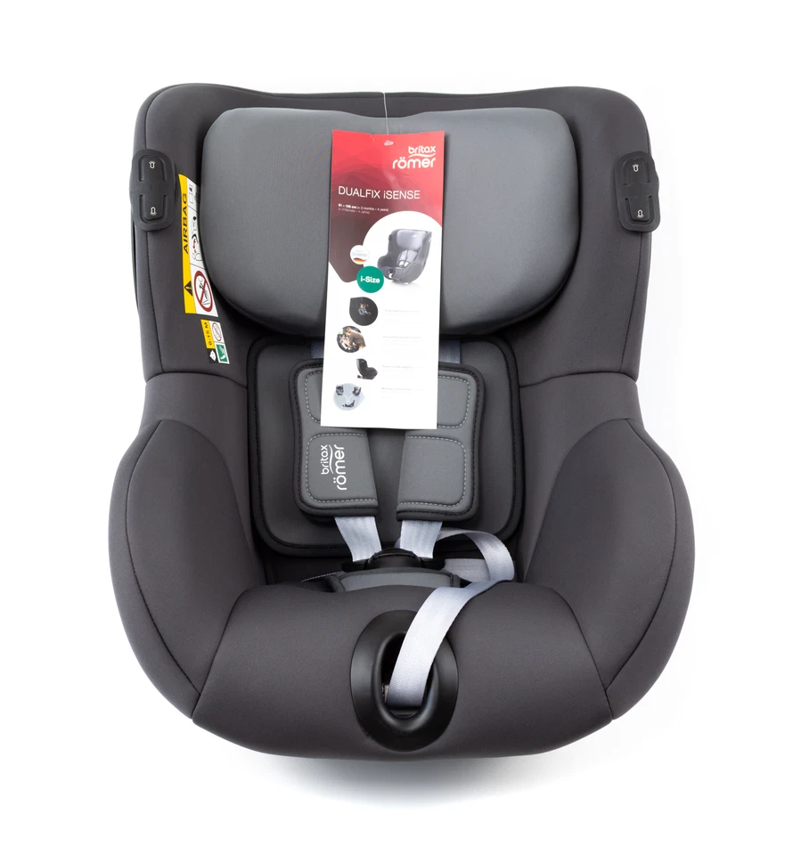 Детское сиденье BRITAX RÖMER DUALFIX iSENSE темно-серое i-размер 61-105 см 3mon-4 года - Изображение 1 из 4
