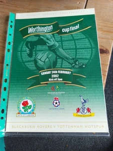 Blackburn Rovers V Tottenham Hotspur Spurs. 24/02/2002. Worthington Cup Final 24 - Picture 1 of 2
