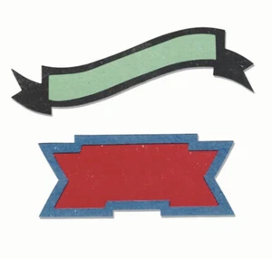 Sizzix Originals Bigz Die Label Banners By Echo Park Paper Co. # 660447 Big Shot - Picture 1 of 5