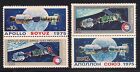 1975 APOLLO SOYUZ - U.S. / RUSSIA JOINT ISSUE - 4 STAMPS (2 FROM EACH COUNTRY)