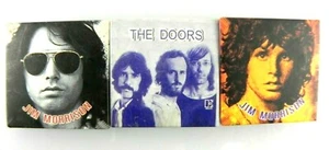3 SPILLA Jim Morrison THE DOORS Vintage Anni '80 '90 Quadrata Collezione BROOCH - Imagen 1 de 2