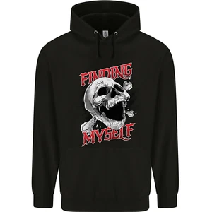 Finding Myself Skull Childrens Kids Hoodie - Picture 1 of 3