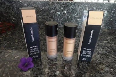 Bareminerals original liquid mineral foundation new in box 1oz select yours - Image 1 of 4