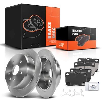 Rotores de freno de disco traseros y pastillas de freno de cerámica para Lexus IS250 2006-2013 V6 2,5 L Foto 1 de 4