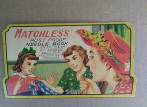 Vintage matchless rust proof needle book - Picture 1 of 4