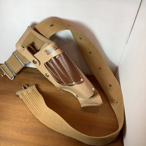 Makita Elektrowerkzeuge Top Rindsleder Bohrer Halter Gürtelholster mit Druckknopf und Gürtel - Bild 1 von 5