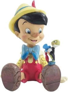 Disney Traditions - Pinocchio & Jiminy Cricket 5.7" Figurine Set by Jim Shore - Picture 1 of 6