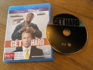 GET HARD - BLU-RAY (Extended Cut) KEVIN HART, WILL FERRELL * FREE OZ POST - Picture 1 of 3