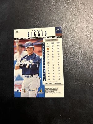 C54b #92 Craig Biggio, Houston Astros, 1997 New Pinnacle - Image 1 of 2