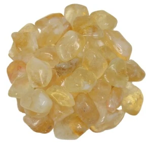 Piedras caídas de citrino de 3 libras - grado 1 - pequeñas - 0,75"" a 1,25"" Avg. - Imagen 1 de 3
