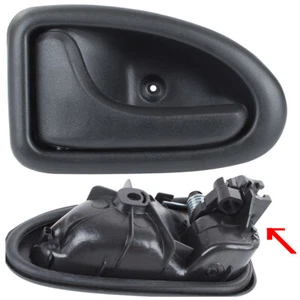 MANIGLIA INTERNA PORTA SINISTRA NERO - CORDA PER RENAULT CLIO TRAFIC II MEGANE - Imagen 1 de 3