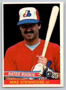 1984 Donruss - Rated Rookie Mike Stenhouse (RC) - Bild 1 von 2