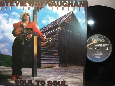 Stevie Ray Vaughan And Double Trouble 180G NEAR MINT LP – Soul To Soul Foto 1 de 2