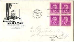 '48 FDCs HF Stone SC#965, Gold Star Mothers SC#969, Fort Kearny. SC#970 - Picture 1 of 3