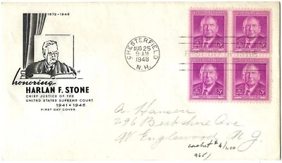 '48 FDCs  HF Stone SC#965, Gold Star Mothers SC#969, Fort Kearny. SC#970 - Image 1 of 3