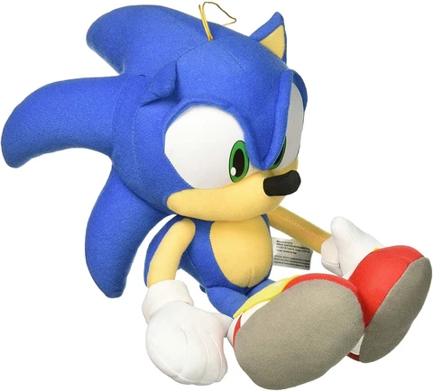 SONIC THE HEDGEHOG PLUSH 14-inch. NEW AUTHENTIC SEGA BRAND ANIME Cover