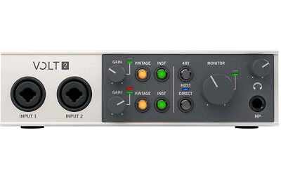 Universal Audio VOLT 2 | USB-C-Audio-Interface | MIDI | Vintage Preamp Mode - Bild 1 von 2