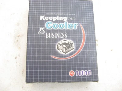UNUSED BOXED 8CM TITAN TFD-8025M12S CASEFAN FAN . PERHAPS 20 YEARS OLD. - Image 1 of 2