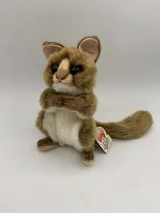 New Hansa Toys Stuffed Realistic Tarsier 8" Plush Bushbaby Monkey Tags Mouse - Picture 1 of 11