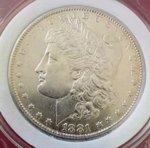 1881 S Morgan Dollar In Vary High Proof Like Condition Check Photos. - Picture 1 of 15