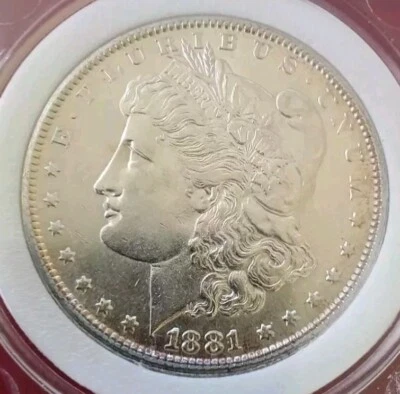 1881 S Morgan Dollar In Vary High Proof Like Condition Check Photos. - Image 1 of 4