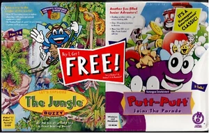 Putt Putt Joins the Parade & Let's Explore The Jungle with Buzzy Pc New Combo XP - Picture 1 of 8