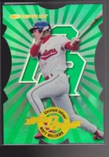 1997 DONRUSS POWER ALLEY DIE-CUTS GREEN #23 MATT WILLIAMS INDIANS SP #088/250