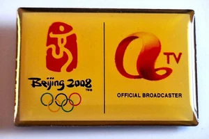 2008 BEIJING Olympics ASIA TELEVISION Official BROADCASTER Hong Kong MEDIA PIN - Picture 1 of 2