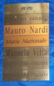 Italy / Italian Entertainers Dressing Room Plaque Atlantic City Rare, Lot of 21 - Picture 1 of 3
