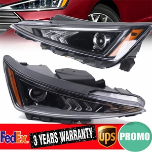 For Hyundai Elantra 2019 2020 Pair Headlights Headlamps Driver & Passenger Side - Picture 1 of 23