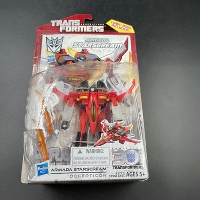 Armada Starscream Transformer Generation--30 year-- with Comic Book. MOSC. 2014 - Image 1 of 4