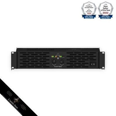 Behringer KM750 Professional 750W Stereo Power Amplifier ATR Japan Black KM-750 - Image 1 of 4