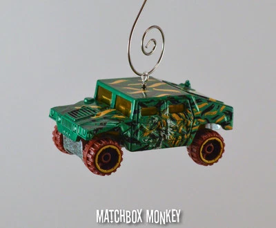 USA Military Humvee Hummer Custom Christmas Ornament 1/64 Jungle Camo H1 H2 H3 - Image 1 of 4