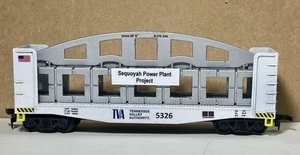 Athearn HO Scale 40’ Flat Car Tennessee Valley Authority w/ Roof Joist Custom - Picture 1 of 5