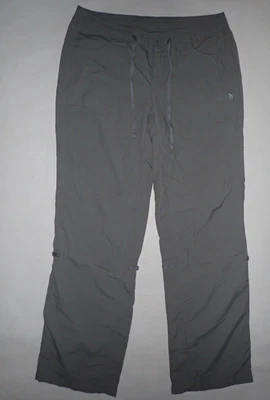 The North Face Hiking Pants Women 8 Gray Nylon Gorpcore Roll cuff Trail casual - Image 1 of 4