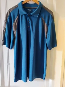 Architect Performance Polo Aqua Blue Collared Shirt Herren Gr. L leicht - Bild 1 von 6