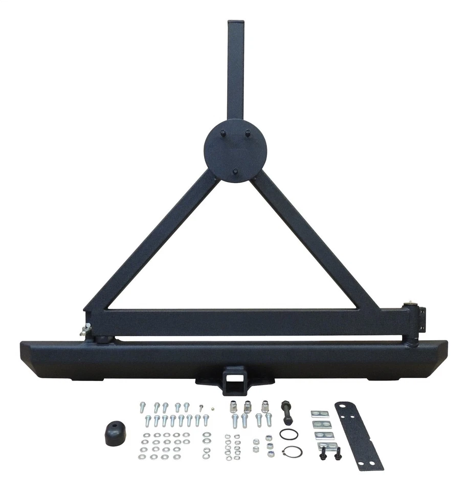 RT Off-Road RT20005 Rear Bumper & Tire Carrier for 1997-2006 Jeep Wrangler TJ Foto 1 de 2